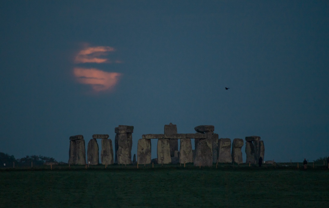 当地时间2021年5月26日，英国埃姆斯伯里巨石阵。