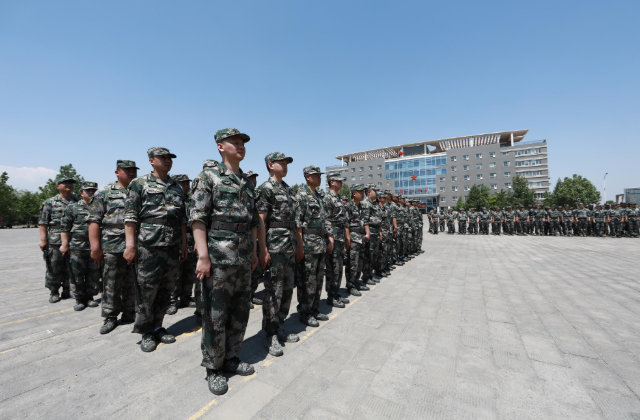 砺精兵北京卫戍区组织民兵应急专业分队轮训