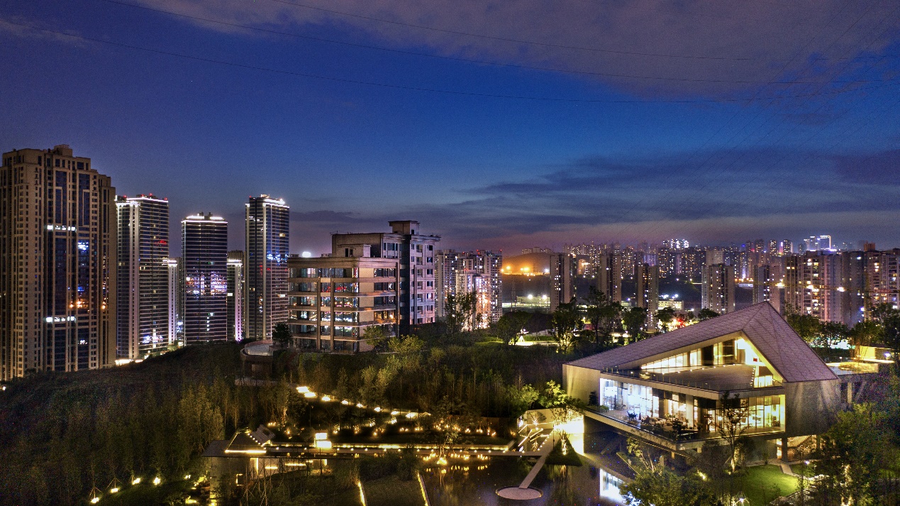鲁能星城外滩效实景(央广网发&nbsp;中国绿发供图)