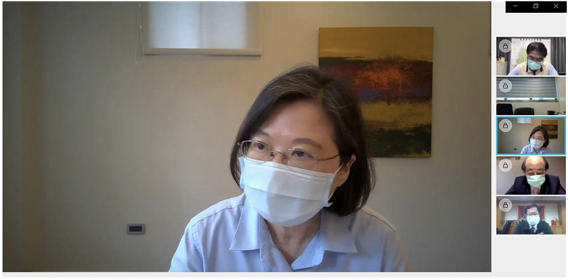 蔡英文.图自台湾中时新闻网