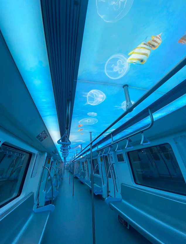 惊艳!厦门地铁3号线主题列车亮相,乘地铁游"海底世界"和"美丽厦门"!