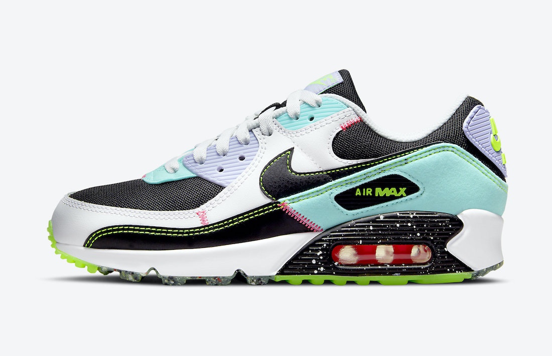 黑白撞色设计解构风airmax90全新配色曝光