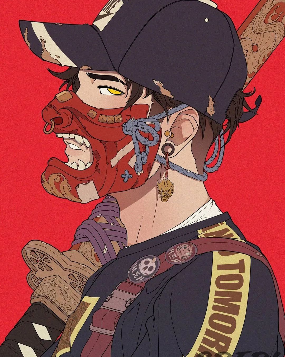 壁纸来自西班牙的breri极度酷炫的和风漫画