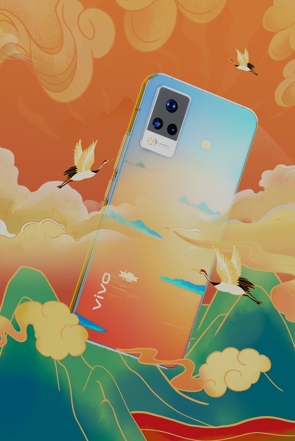 手机色彩玩出新高度年轻艺术家借vivos9展开艺术创作