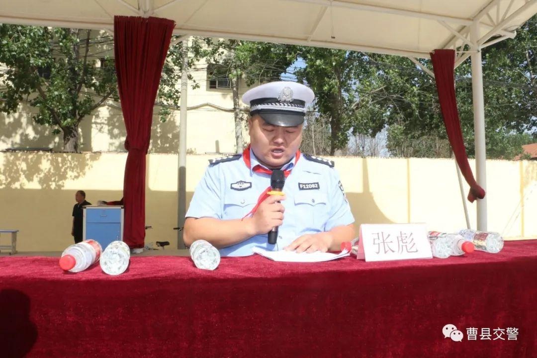 我为群众办实事|交警进校园 交通安全"驻"心间