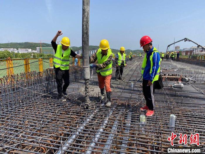 滁宁城际铁路二期工程再提速 混凝土浇筑日产值破千万元