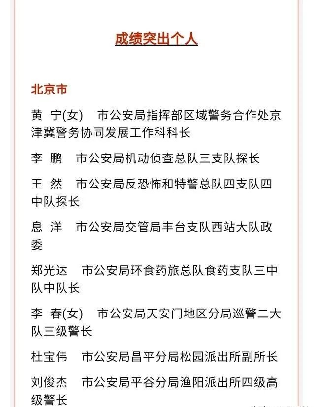 弘扬英模精神喜报安康这位民警被公安部通报表彰