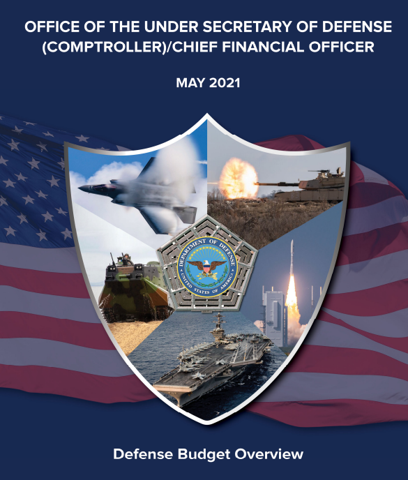 美国国防部发布的2022年财年预算封面 图源：美国国防部