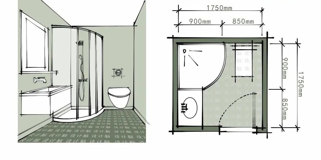 易和装饰告诉你 //卫生间的布局逻辑都不明白,怎么做好卫生间的设计?