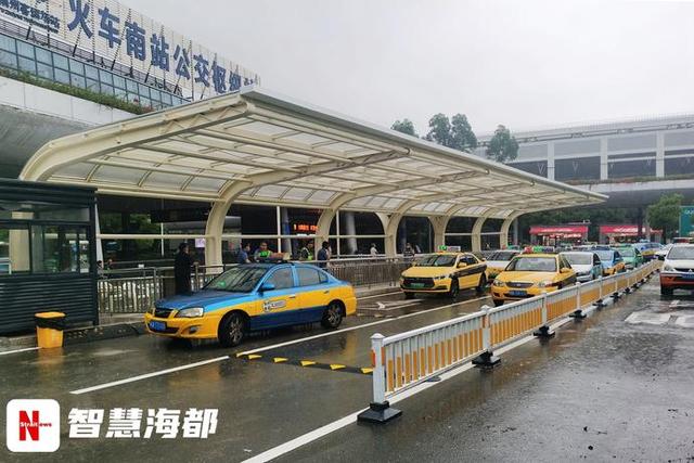 福州火车南站新出租车候客点启用出站百米即达