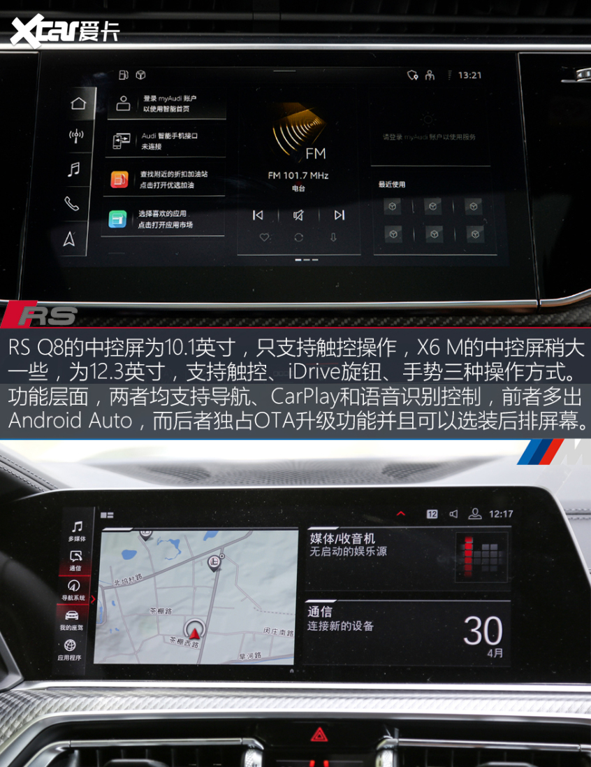 奥迪RS Q8/BMW X6 M 谁是Urus最佳平替