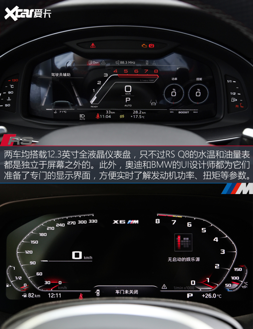 奥迪RS Q8/BMW X6 M 谁是Urus最佳平替