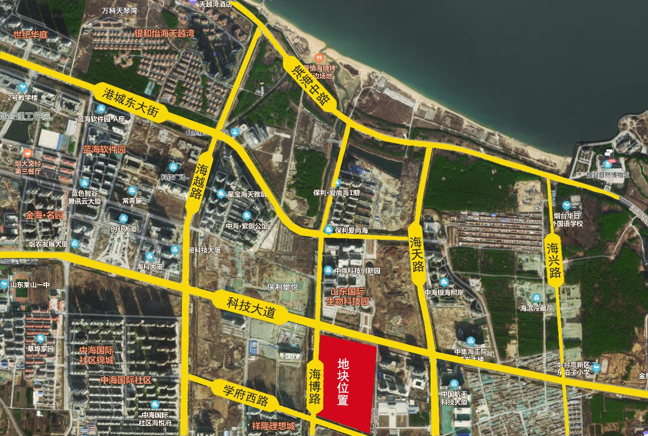 可以同时享受到莱山区和高新区两区的配套辐射,附近有祥隆理想城,保利