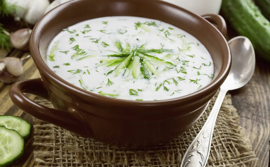 黄瓜酸奶汤开胃消暑|材料|酸奶_新浪新闻