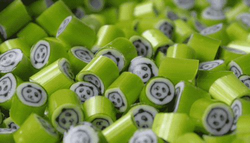 小时候那种横截面有字的糖条，是怎么做上去的字？休闲区蓝鸢梦想 - Www.slyday.coM