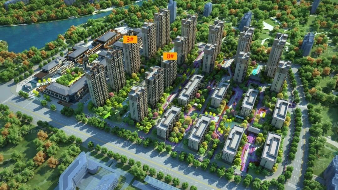 3,东南新城 中海左岸中海左岸项目位处扬州东南新城三湾版块,项目踞守