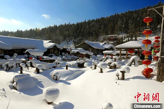 雪乡风景区的迷人雪景 黑龙江省文化和旅游厅供图