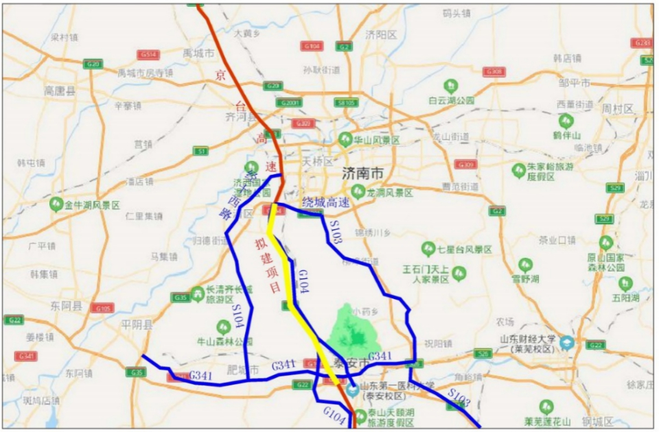京台高速西绕线图片