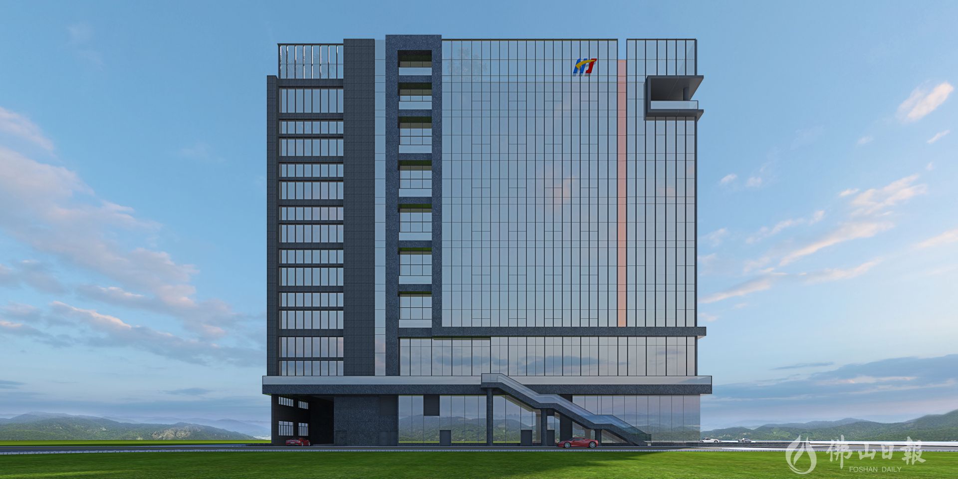 又一总部项目落户三龙湾南海片区!泓胜科技研发总部奠基