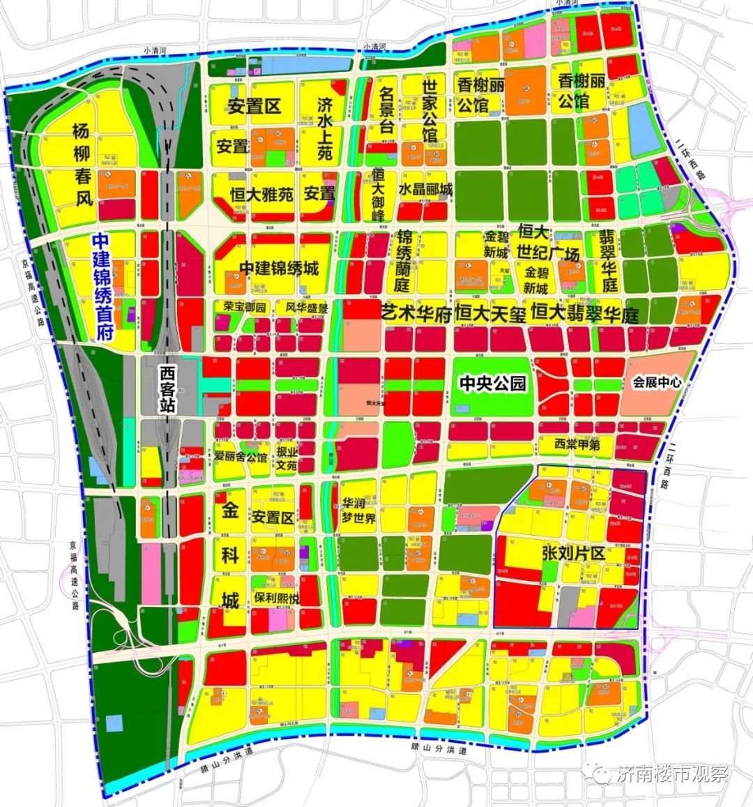 济南西部新城规划方案图片