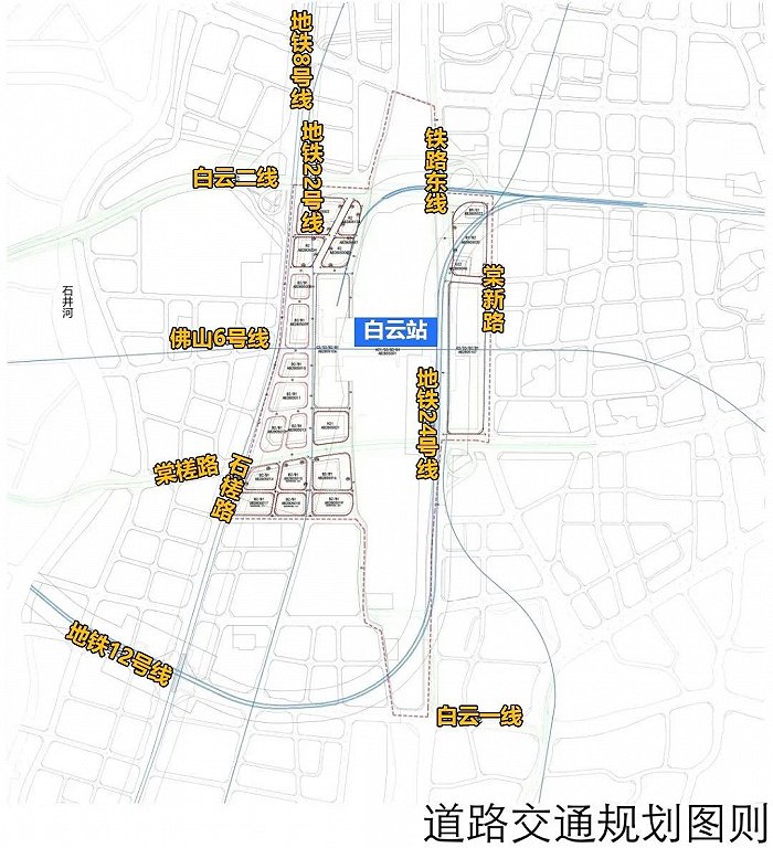 棠涌片区交通规划图图片来源：广州白云发布