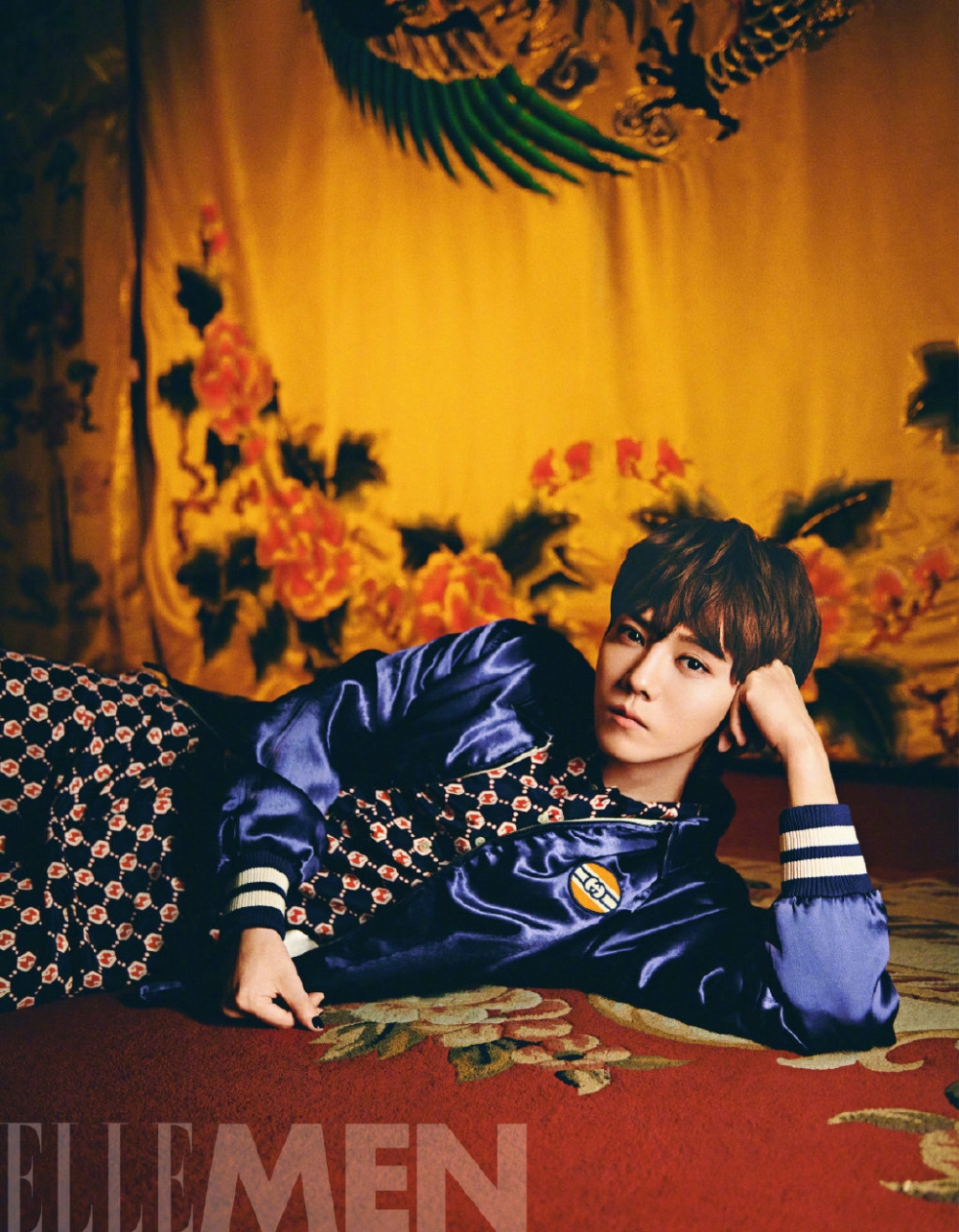 《ellemen》五月刊封面人物大片,尽显浓郁色彩复古格调|鹿晗|ellemen