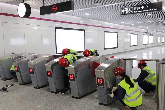 杭州地铁118处闸机五四青年节期间换"新颜"|五四青年节|闸机|杭州地铁