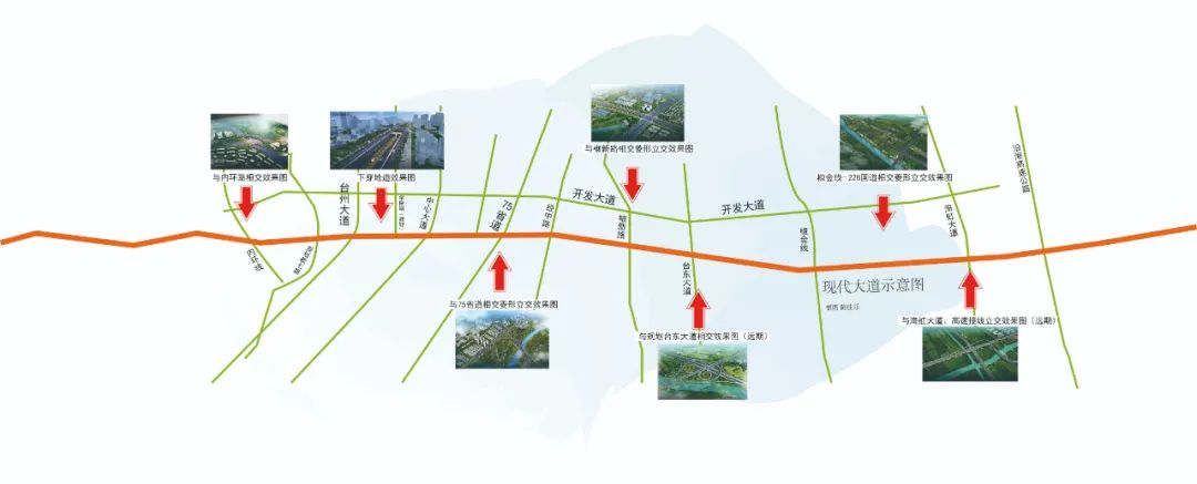 台州现代大道全线桥梁贯通 全线通车后将有这些变化