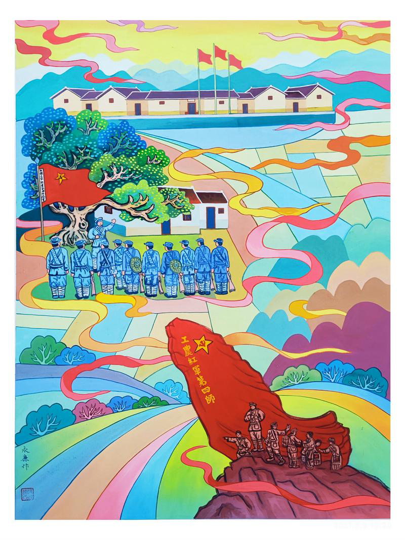 惠州龙门:农民画之乡,以画"说"党史