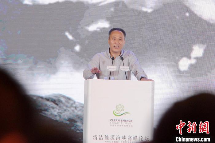 中国可再生能源学会风能专业委员会秘书长秦海岩致辞。张金川 摄