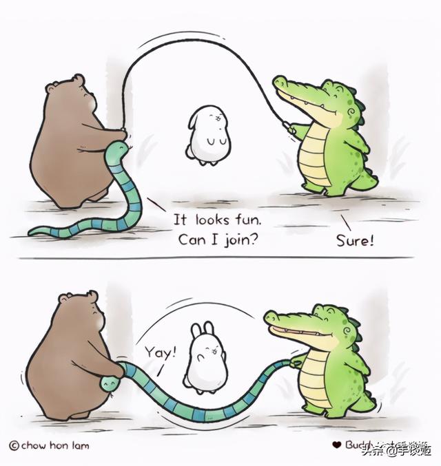 太可爱了吧这位漫画家居然用一只鳄鱼治愈人心