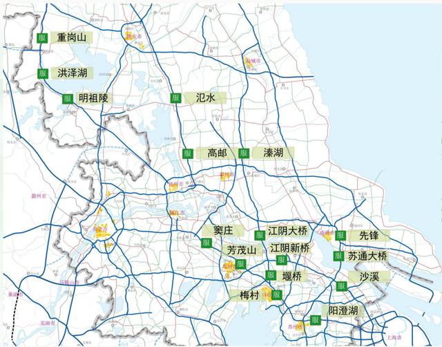江苏省高速路网图图片