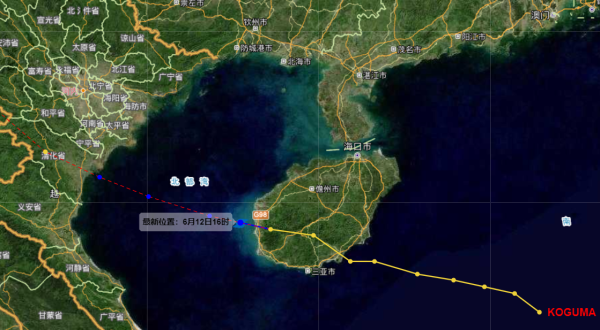 今年第4号台风“小熊”生成，广西沿海风暴潮蓝色预警
