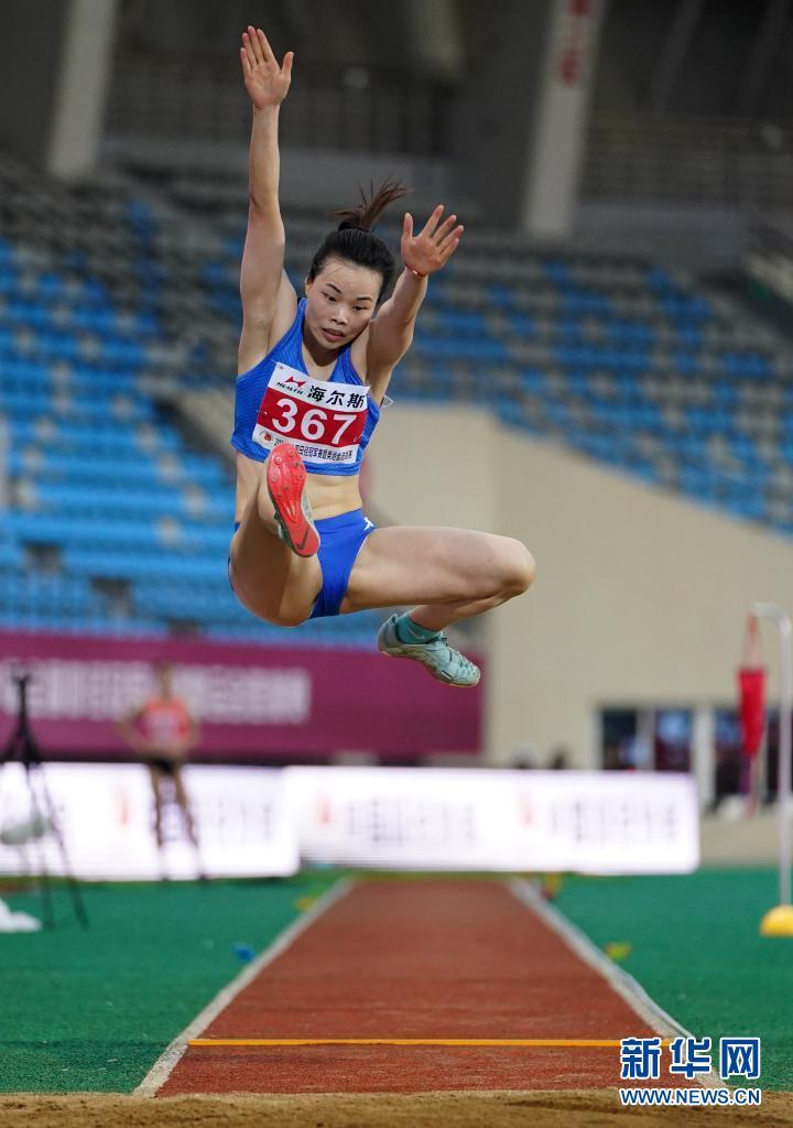 全国冠军赛:女子跳远决赛陆敏佳夺冠|浙江队|陆敏佳|决赛_新浪新闻