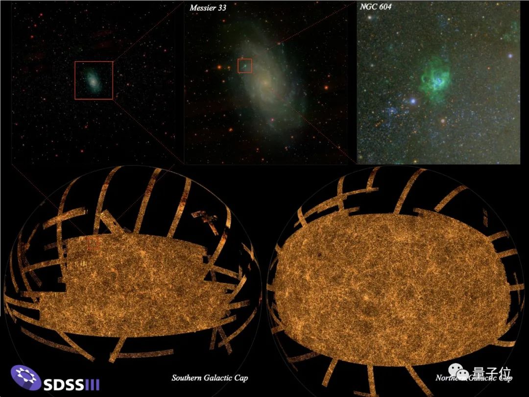 △2012年观测到的M33星系