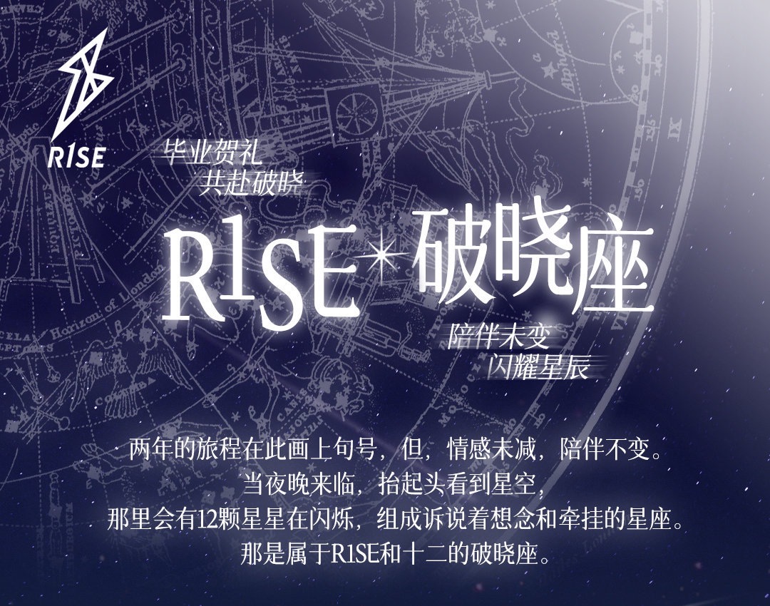 r1se送粉丝破晓星座毕业演唱会圆满落幕