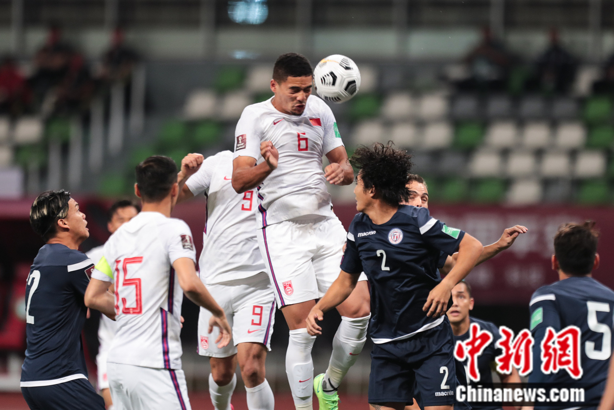 蒋光太是国足后防线的关键球员。图片来源：视觉中国