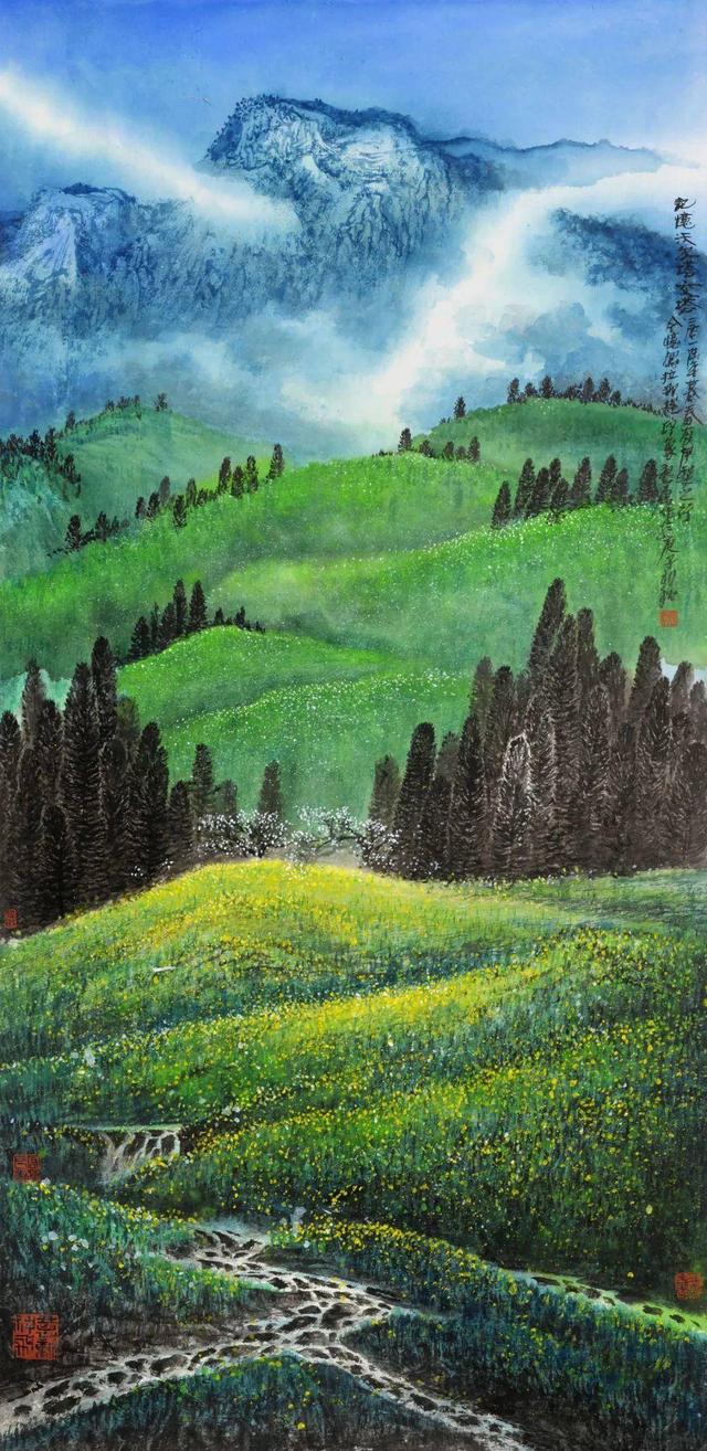 第七届扬子晚报艺术节纪小虎词赋沁心彩墨抒怀