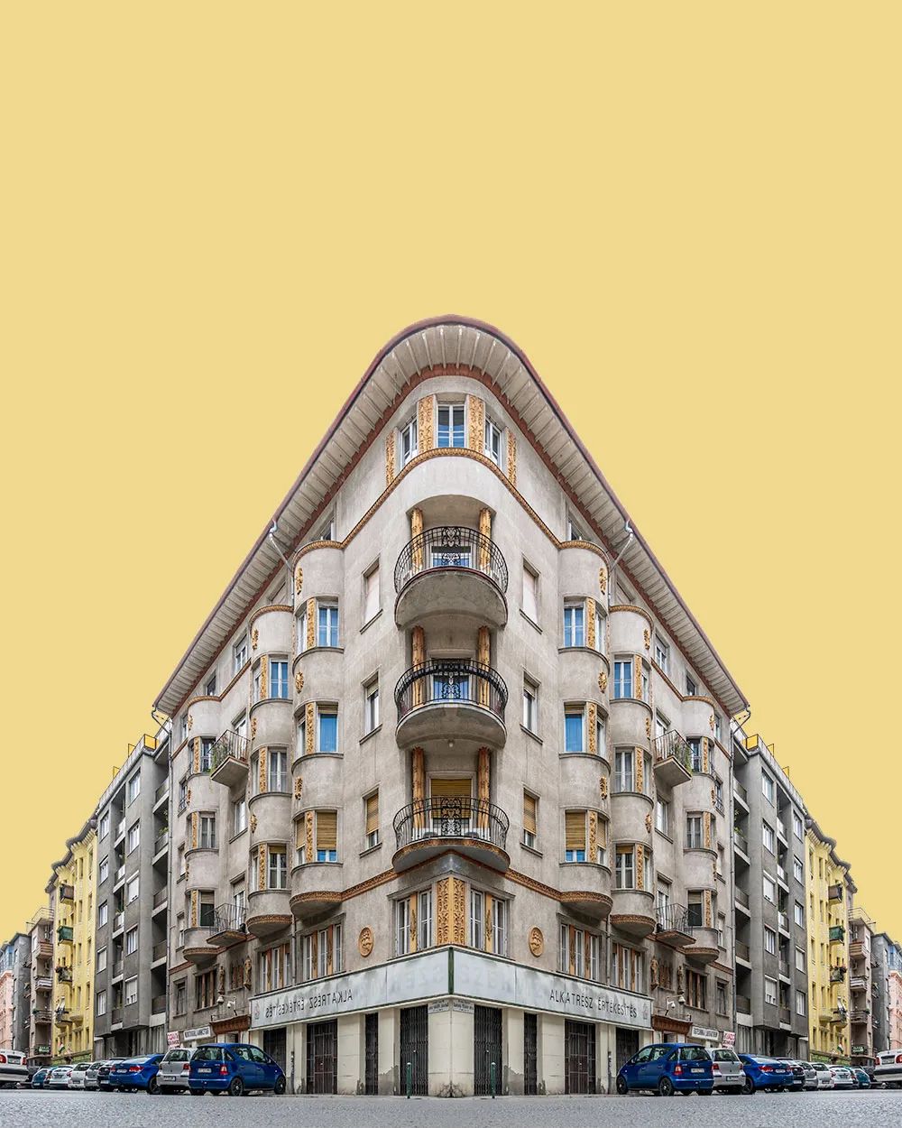 对称强迫症摄影匈牙利摄影师zsolthlinka完美置中的布达佩斯建筑