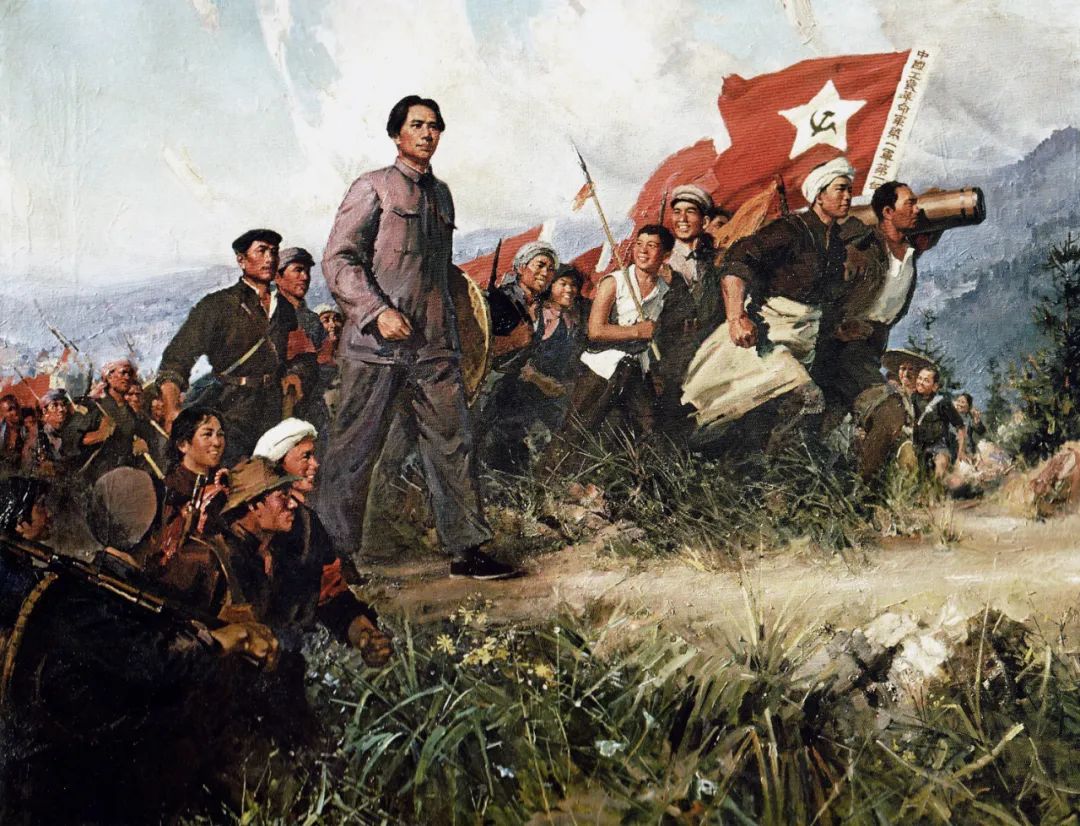 赏名画61学党史星星之火可燎原