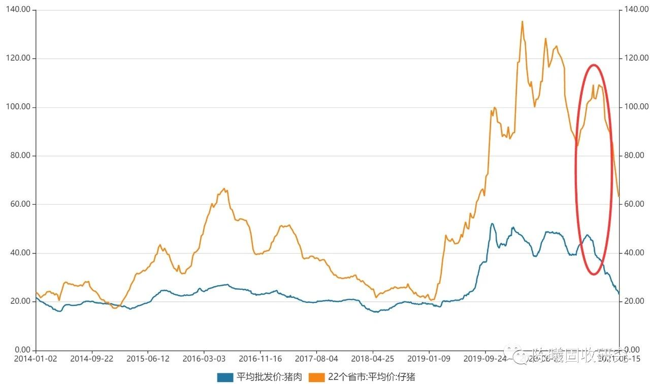 图5 年初“疫苗毒”一度导致仔猪价格大涨