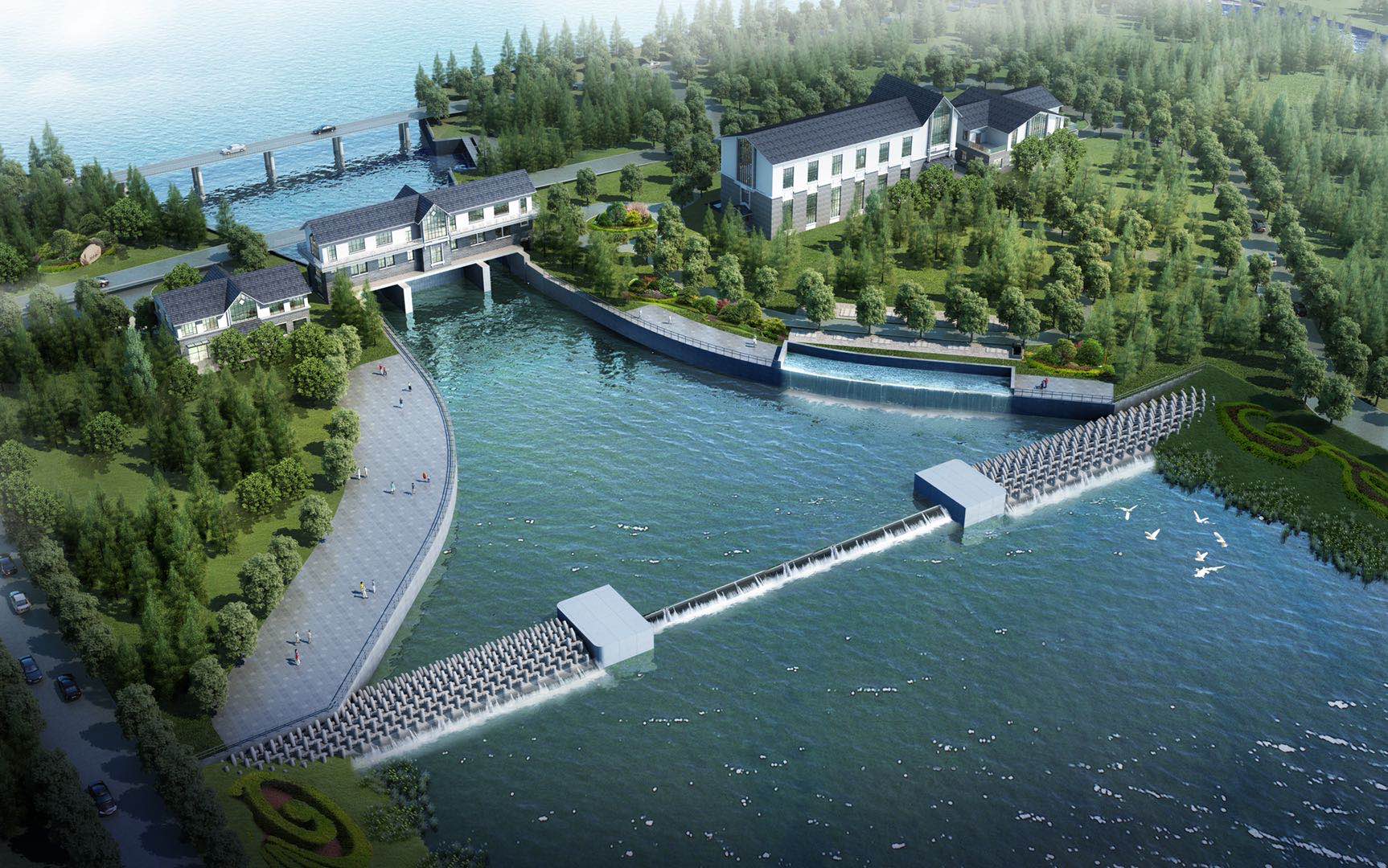 金泽水库今天双通水上海西南五区高品质供水再添双保险