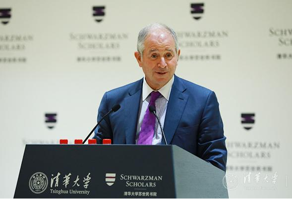 苏世民在清华大学演讲 图片来源:清华大学官网