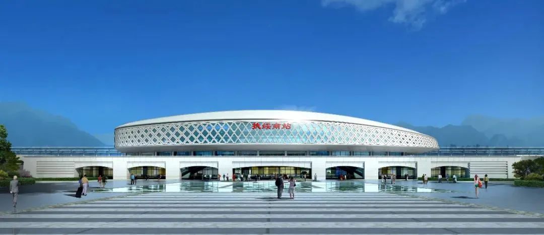 崇左南站建设加速!主体结构月底封顶