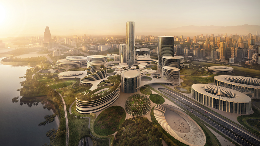 (独角兽岛效果图 图源网络)