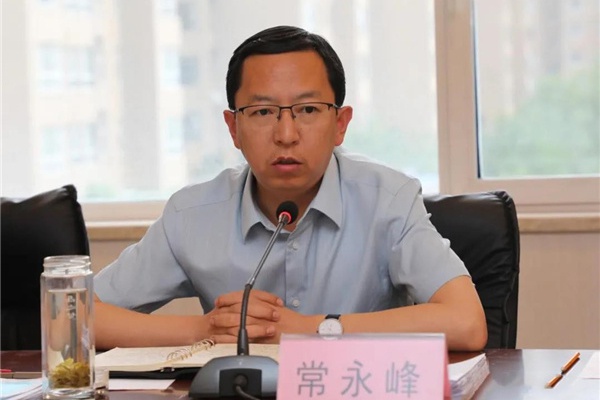 中共原平市委副书记,市长常永峰(央广网 王晋文摄)