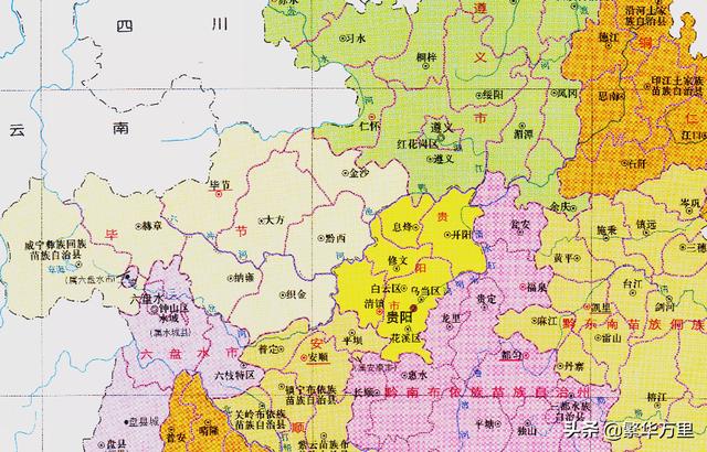 贵州与四川的区划调整1个县为何反复划入四川和云南