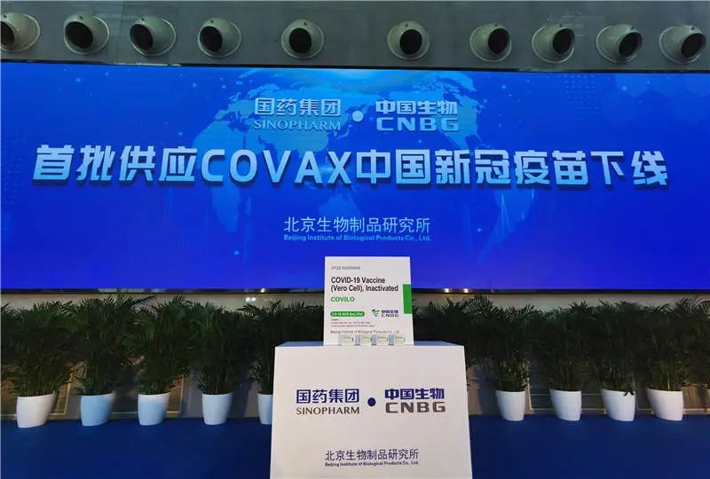 6月1日,国药集团中国生物供应covax(新冠肺炎疫苗实施计划)首批16万剂