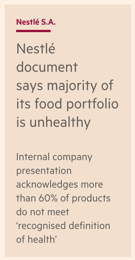 突发丨雀巢“自爆”食品、饮料、糖果等品类中大部分产品不健康休闲区蓝鸢梦想 - Www.slyday.coM
