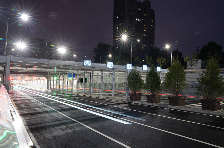 经九路建成通车 (央广网发 中铁二十局供图)